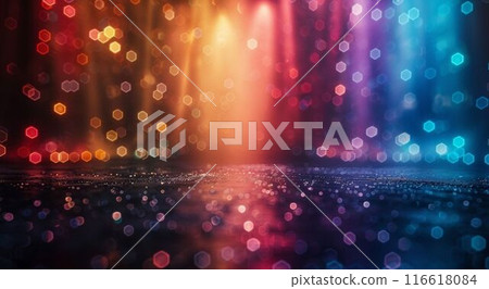 bokeh light in the night 116618084
