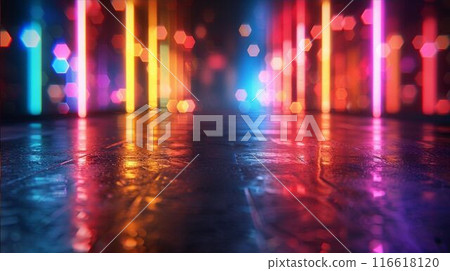 bokeh light from the window 116618120