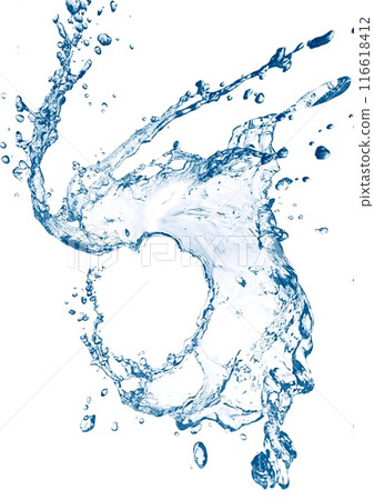 Abstract background with waves and splashes Abstract background with waves and splashes 116618412