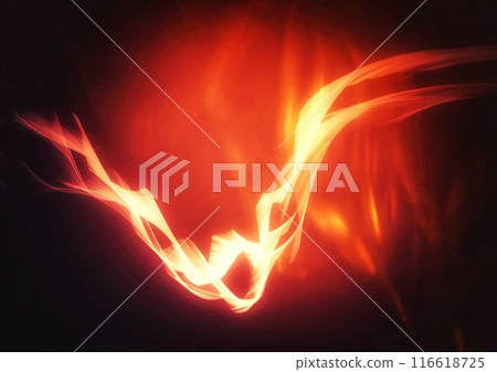 Orange lightning abstract background 116618725