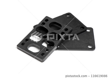 Skateboard riser over white background. Skateboard riser over white background. 116619086