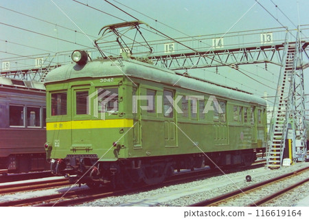 東急行李列車出羽3042號，本住吉檢查區，1980年3月16日 116619164