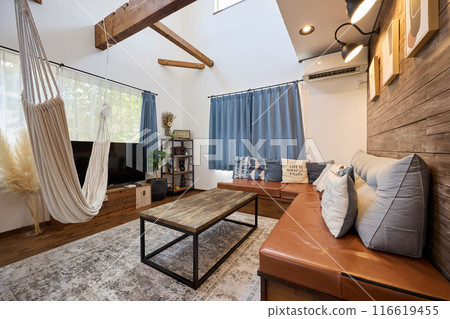 獨立式住宅的客廳 116619455