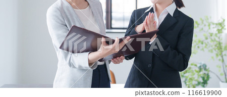 Apologizing businessman (boss/subordinate) Apologizing businessman (boss/subordinate) 116619900