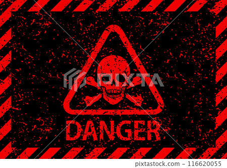 Danger sign illustration Danger sign illustration 116620055