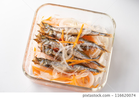Shishamo Nanbanzuke (marinated shishamo fish) 116620074
