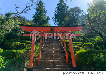 92座鳥居與藍天和光束相映成趣！ 福岡縣浮羽的絕景能量景點“浮羽稻荷神社” 116621241