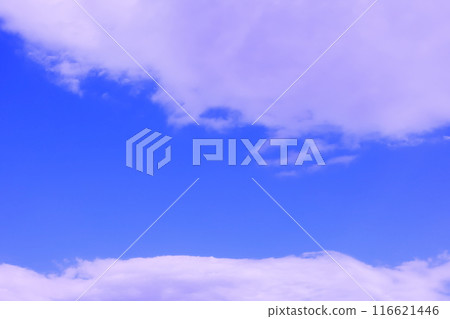 藍天白雲（背景素材） 116621446
