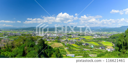 浮羽稻荷神社（福岡縣浮羽市）是浮羽的能量景點，從展望台可以欣賞到壯麗的全景。 116621461