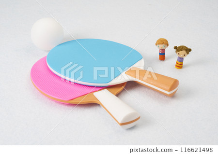 Amigurumi doll table tennis image 116621498