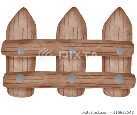 wooden fence  116621548