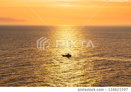 Sunrise over the sea in the early morning in Higashiizu Sunrise over the sea in the early morning in Higashiizu 116621597