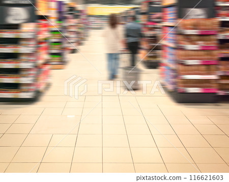 Supermarket, abstract blur as background. 116621603