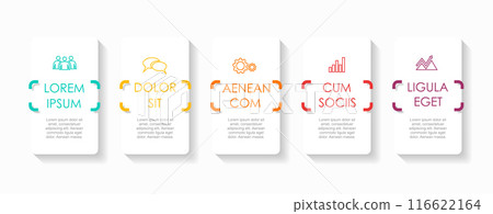 Infographic design template with place for your data. Vector illustration. Infographic design template with place for your data. Vector illustration. 116622164
