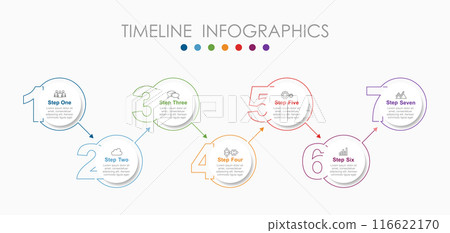 Infographic design template with place for your data. Vector illustration. 116622170