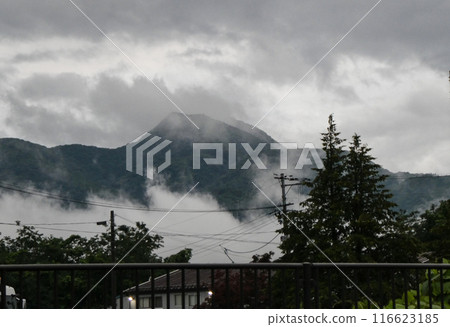 岩手縣雨後雲層上升 岩手縣雨後雲層上升 116623185
