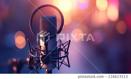 Recording microphone. Generative AI 116623513