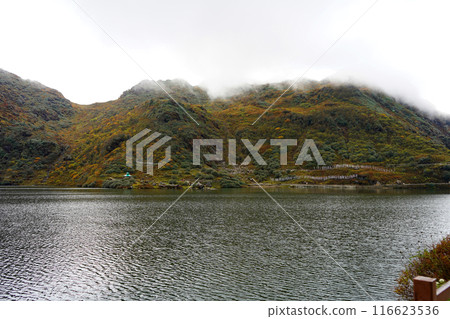 Tsomgo lake or Changu lake at East Sikkim During October Tsomgo lake or Changu lake at East Sikkim During October 116623536