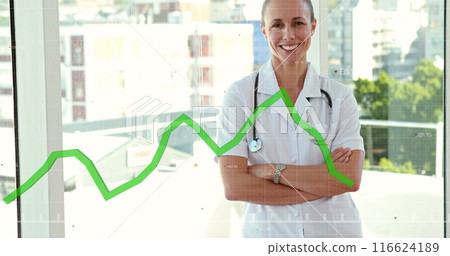 Image of statistics and financial data processing over biracial businessman using laptop Image of statistics and financial data processing over biracial businessman using laptop 116624189