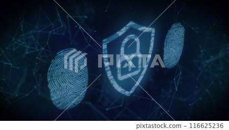 Image of digital padlock with integrated turning against car on black background Image of digital padlock with integrated turning against car on black background 116625236