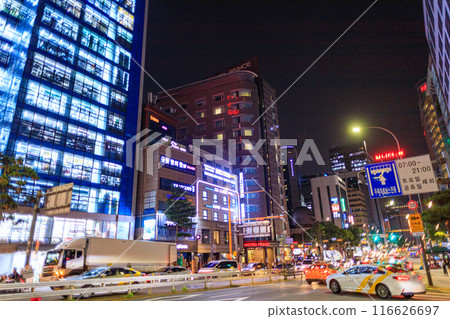 韓國市中心的夜景 韓國市中心的夜景 116626697