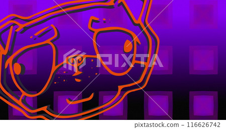 Image of puppy icon over shapes Image of puppy icon over shapes 116626742