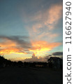 Evening sky at the end of summer 116627940