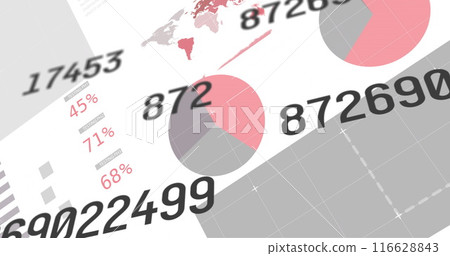 Analyzing financial data with charts and numbers for business report Analyzing financial data with charts and numbers for business report 116628843