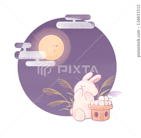兔子吃月見團子 116631512