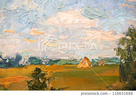 oil painting, landscape, handmade drawing oil painting, landscape, handmade drawing 116631688