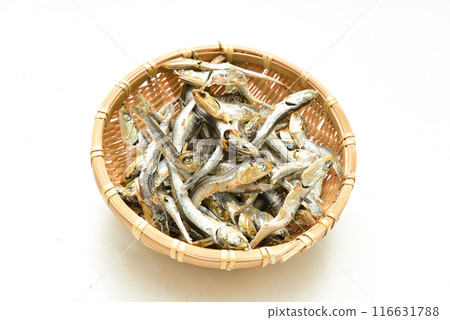 Dried anchovies Dried anchovies 116631788