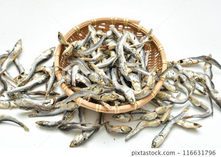 Dried anchovies Dried anchovies 116631796