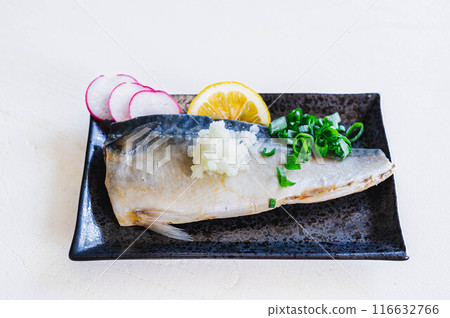 Boiled salted mackerel 116632766