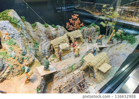 世界遺產「佐渡島金山」佐渡金山展示館微縮模型 世界遺產「佐渡島金山」佐渡金山展示館微縮模型 116632988