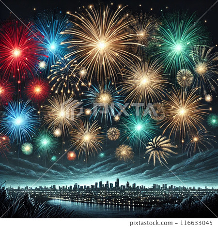 Fireworks 116633045
