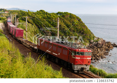 JR貨運ED76型海岸運轉的交流電力機車 116633742