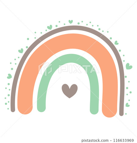 flat design rainbow flat design rainbow 116633969