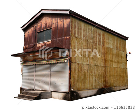 Image of an old abandoned store Image of an old abandoned store 116635838
