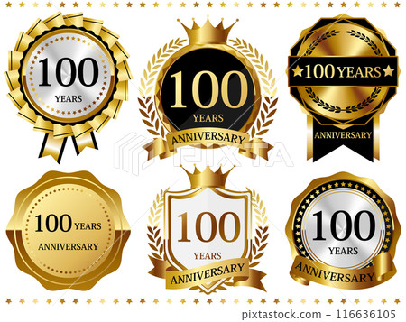 豪華 100 週年紀念徽章套裝 116636105