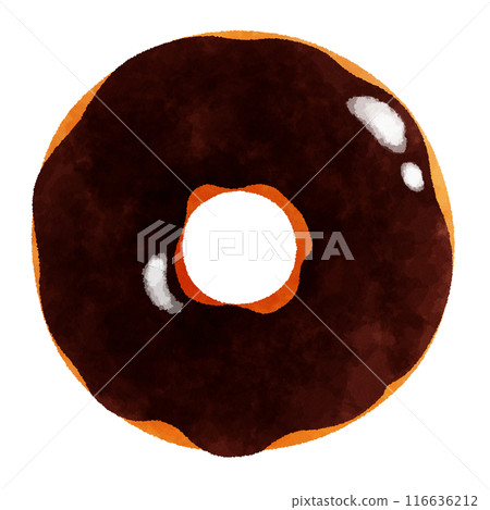 American bread illustration: Doughnut American bread illustration: Doughnut 116636212