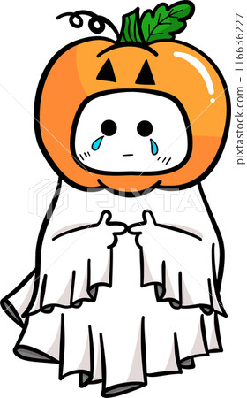 pumpkin, ghost, halloween 116636227