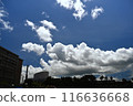 Summer blue sky and white clouds 116636668