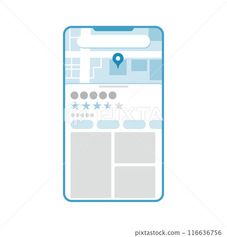 谷歌地圖智慧型手機螢幕 谷歌地圖智慧型手機螢幕 116636756