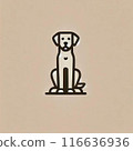 simple dog 116636936