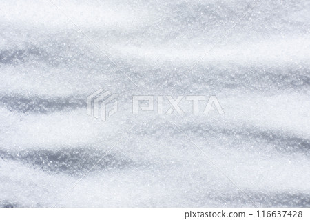 Abstract White Grey Kitchen Rock Salt Background Macro Top View. 116637428