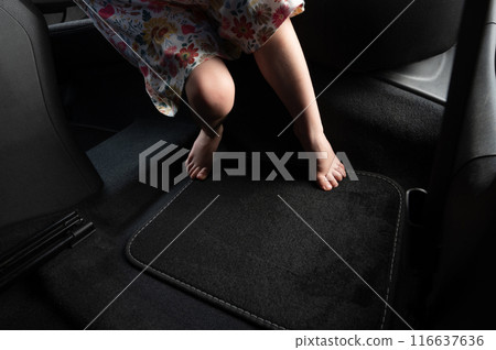 Enjoy car ride barefoot Enjoy car ride barefoot 116637636