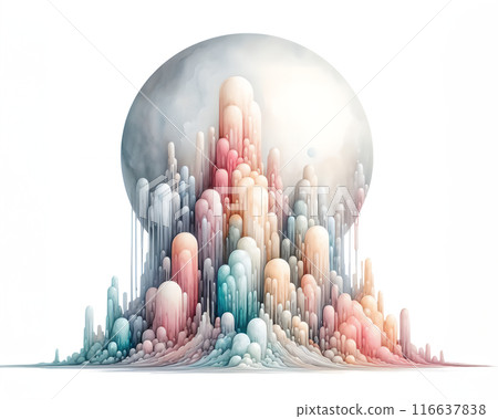 異物從腳下升起並腐蝕 異物從腳下升起並腐蝕 116637838