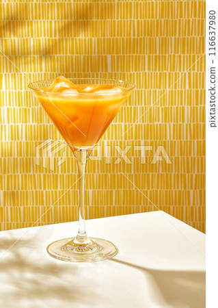 glass of peach juice glass of peach juice 116637980