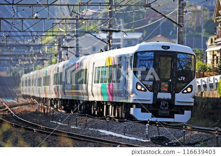 Chuo Main Line Yomotsu-Uenohara JR East E257 series M-109 formation (Matsumoto) Azusa Kaiji Chuo Main Line Yomotsu-Uenohara JR East E257 series M-109 formation (Matsumoto) Azusa Kaiji 116639403