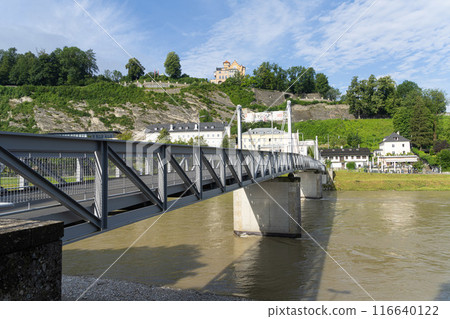 Mullnersteg bridge in Salzburg, Austria 116640122